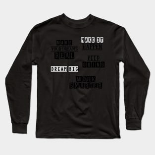 Make your dreams real - sticker pack Long Sleeve T-Shirt